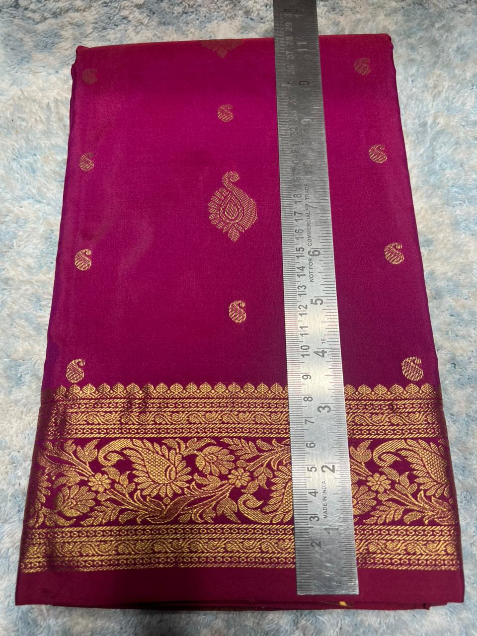 Pure kadial Silk Saree.