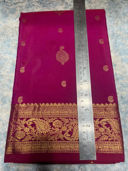 Pure kadial Silk Saree.