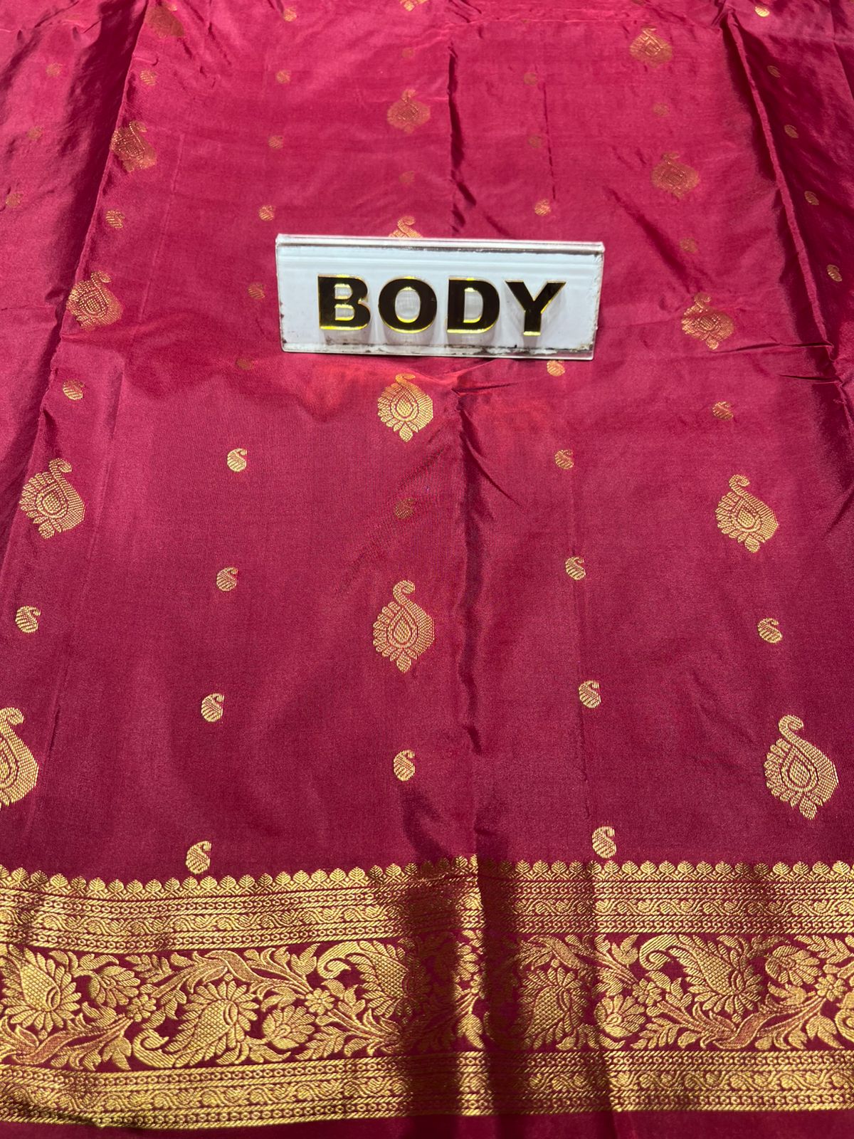 Pure kadial Silk Saree.