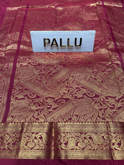 Pure kadial Silk Saree.