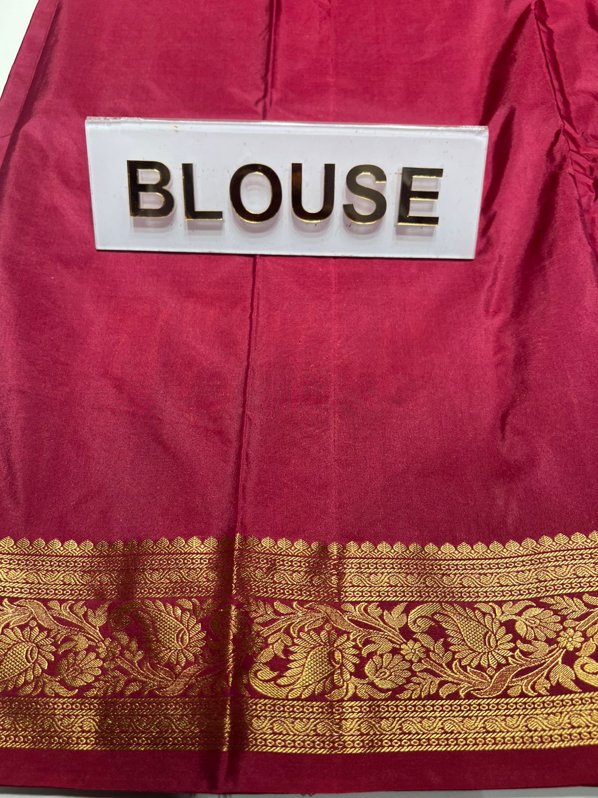 Pure kadial Silk Saree.