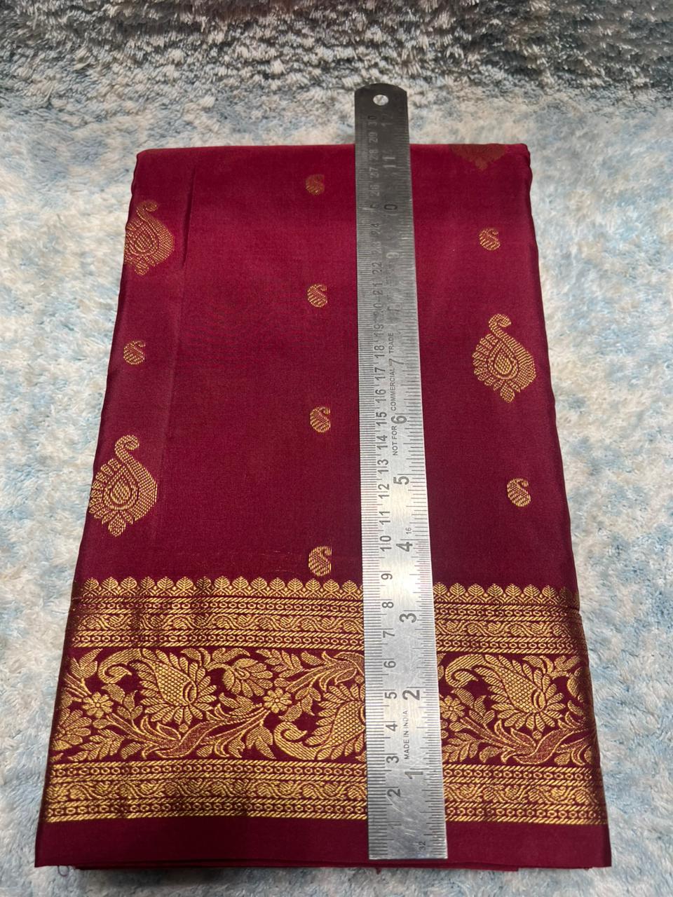 Pure kadial Silk Saree.