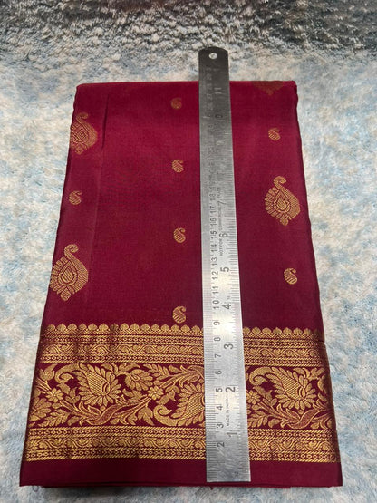 Pure kadial Silk Saree.