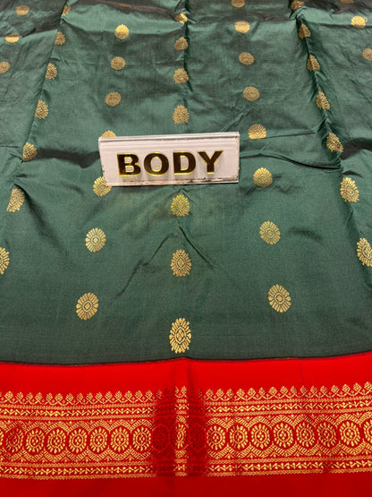 Pure kadial Silk Saree.