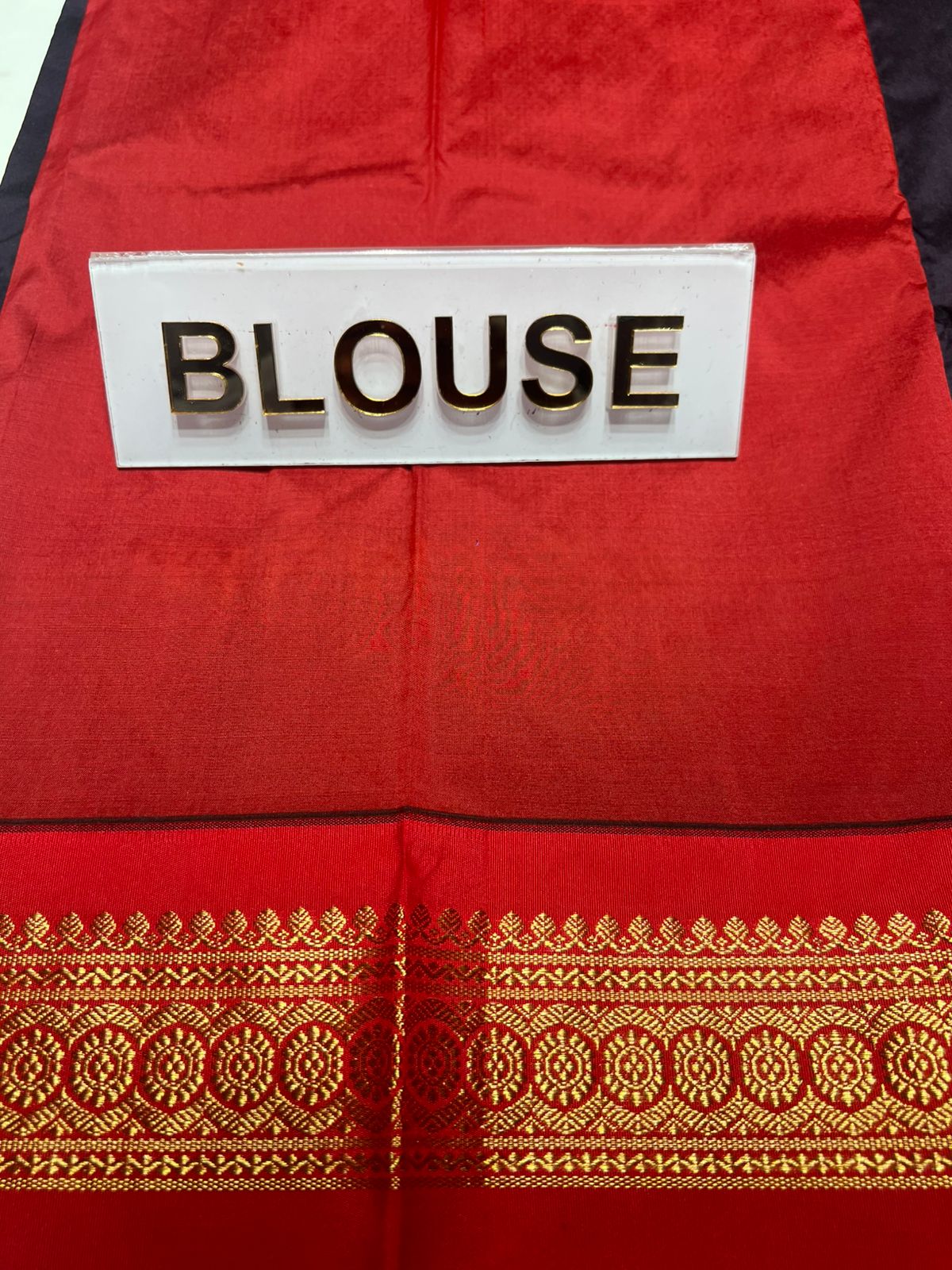 Pure kadial Silk Saree.