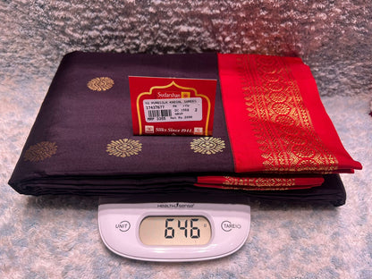 Pure kadial Silk Saree.