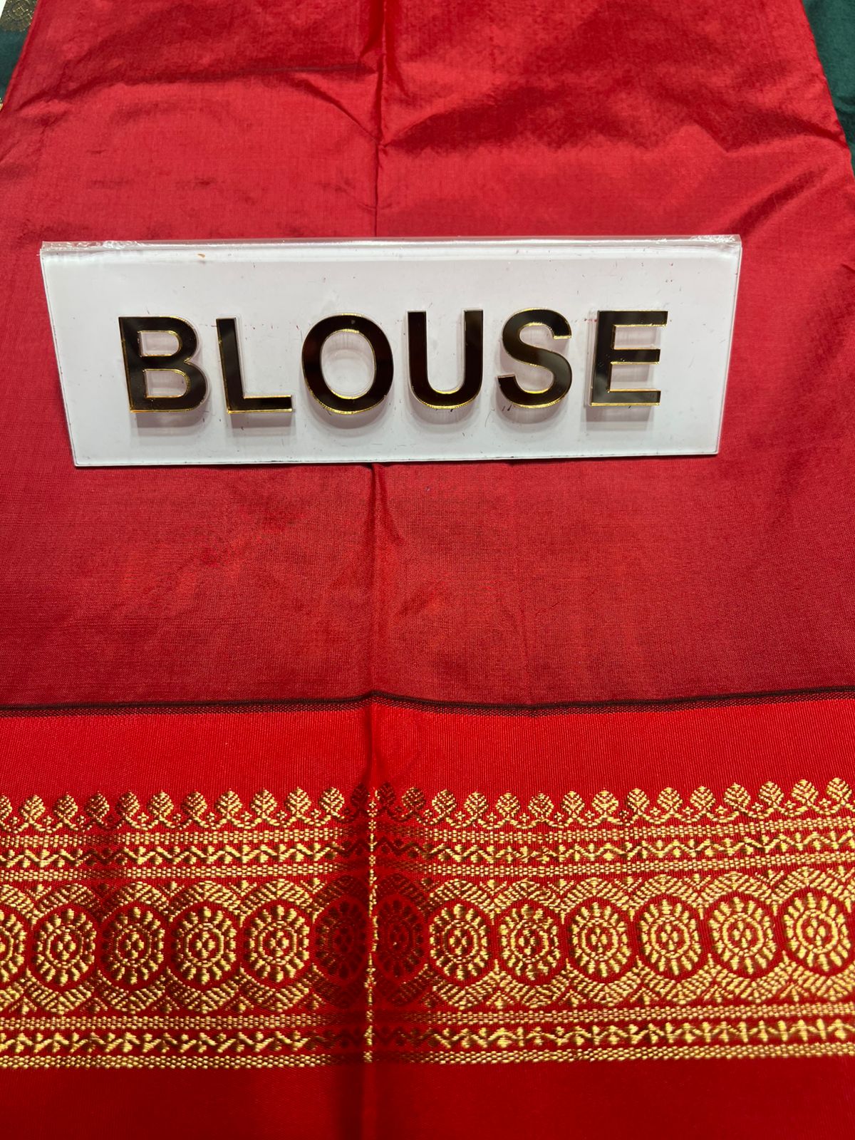 Pure kadial Silk Saree.