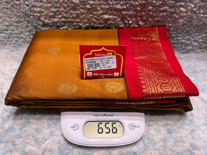 Pure kadial Silk Saree.