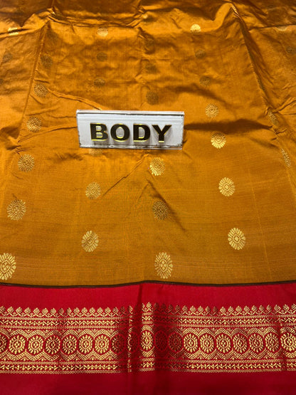 Pure kadial Silk Saree.