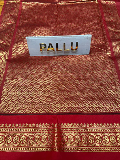 Pure kadial Silk Saree.