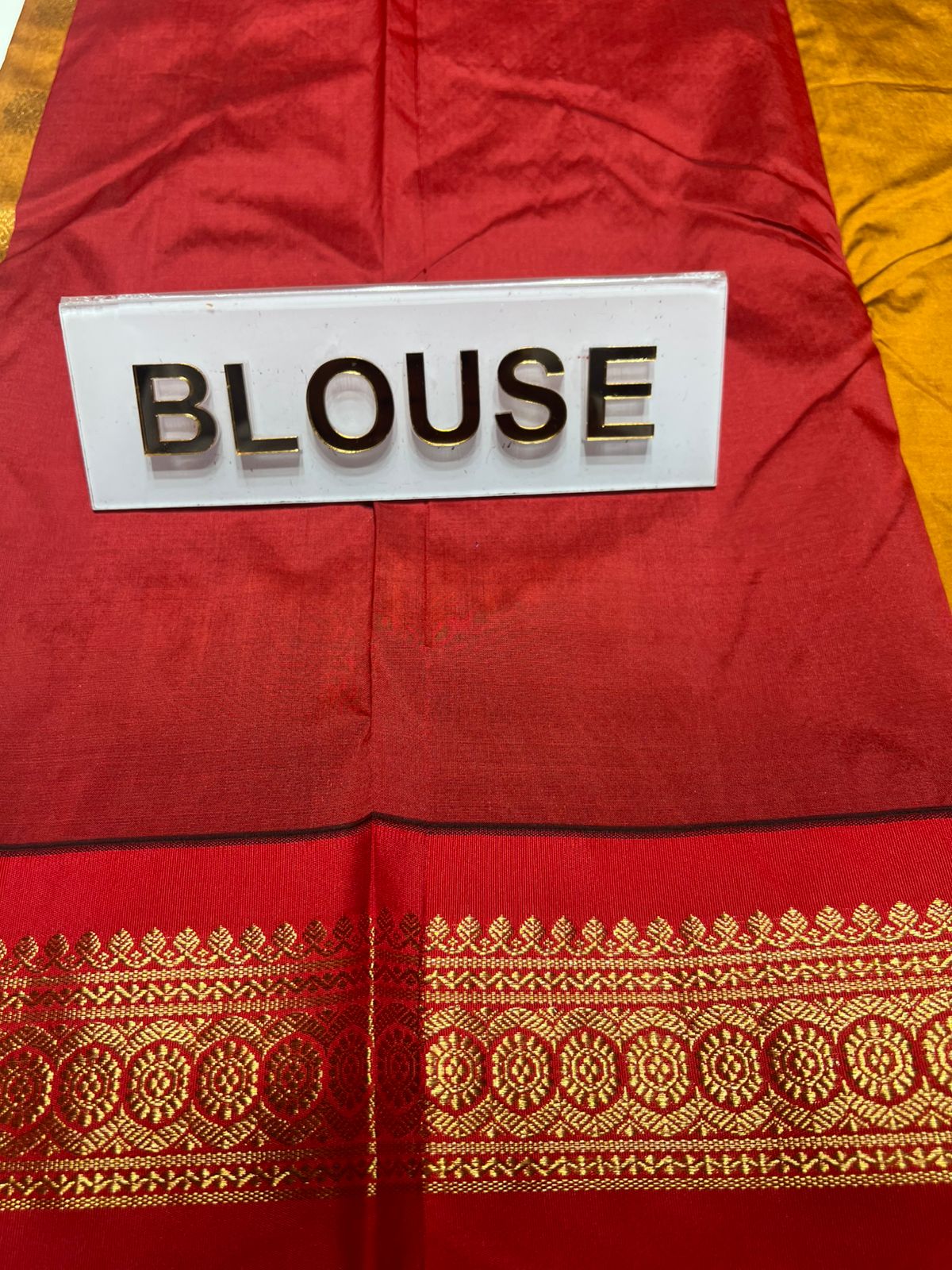 Pure kadial Silk Saree.
