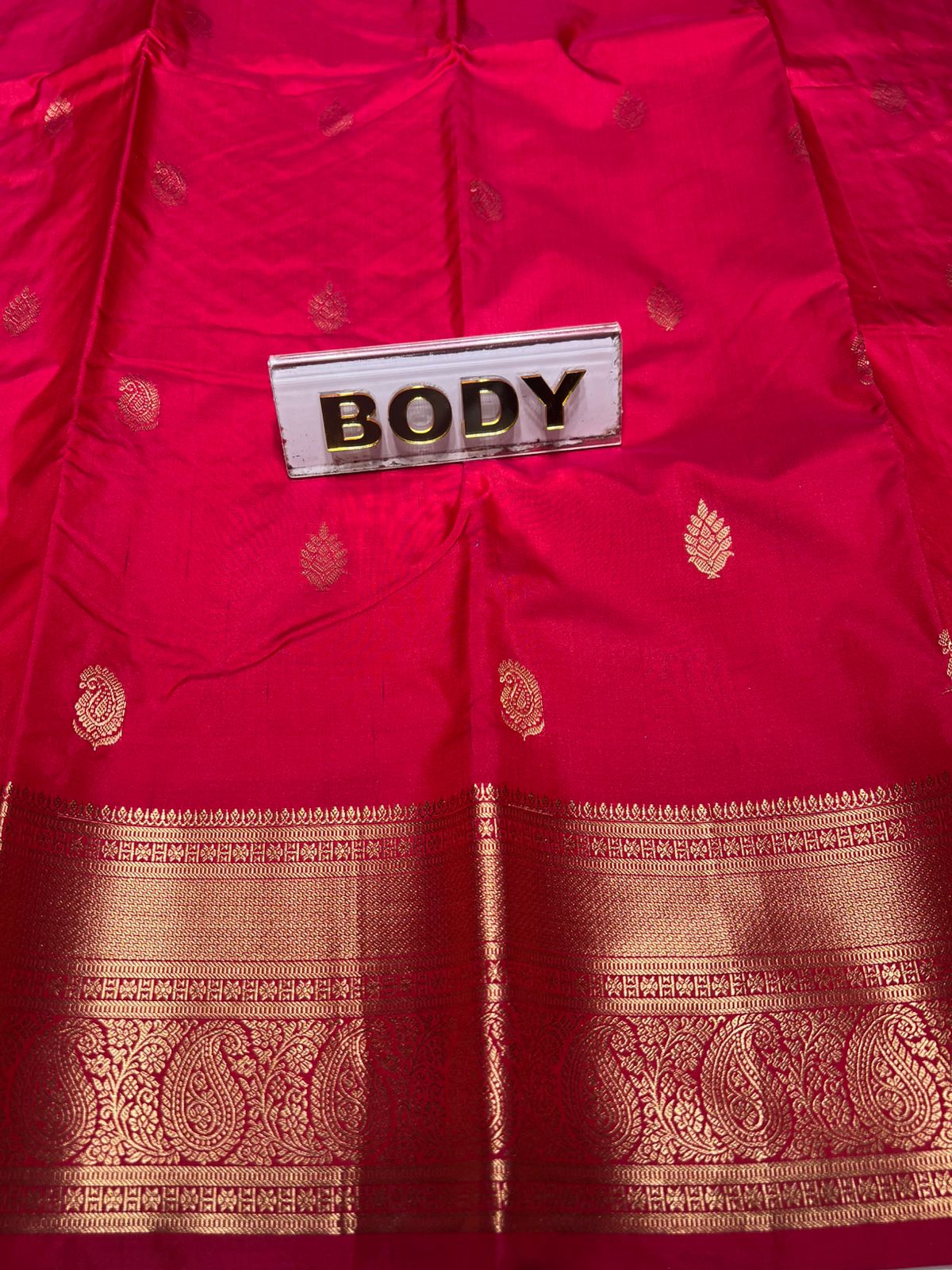 Pure kadial Silk Saree.