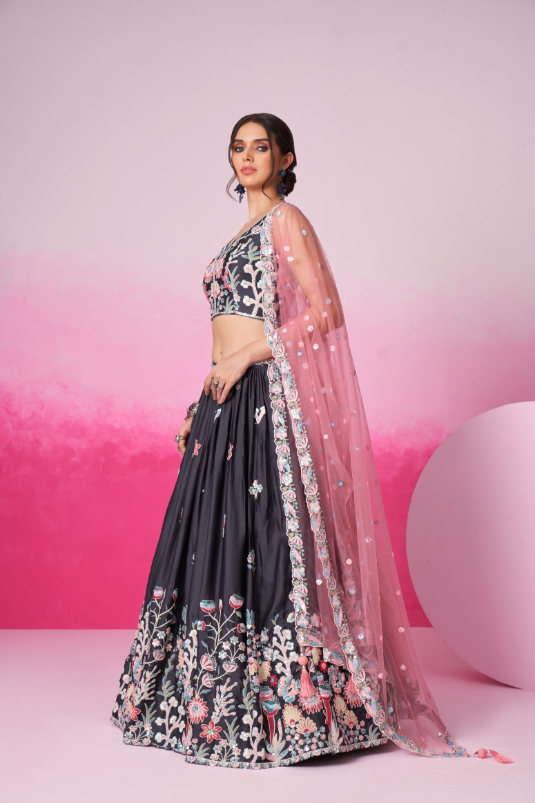 New Semi Stitiched Lehenga Choli