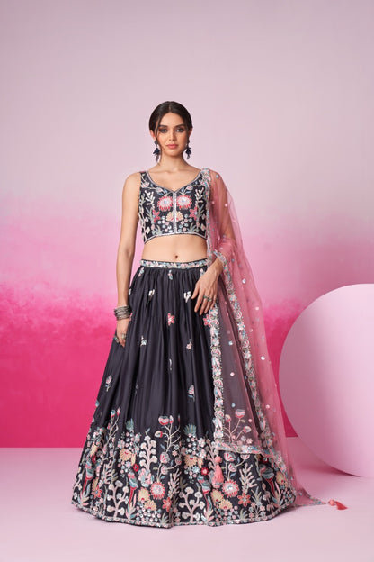 New Semi Stitiched Lehenga Choli