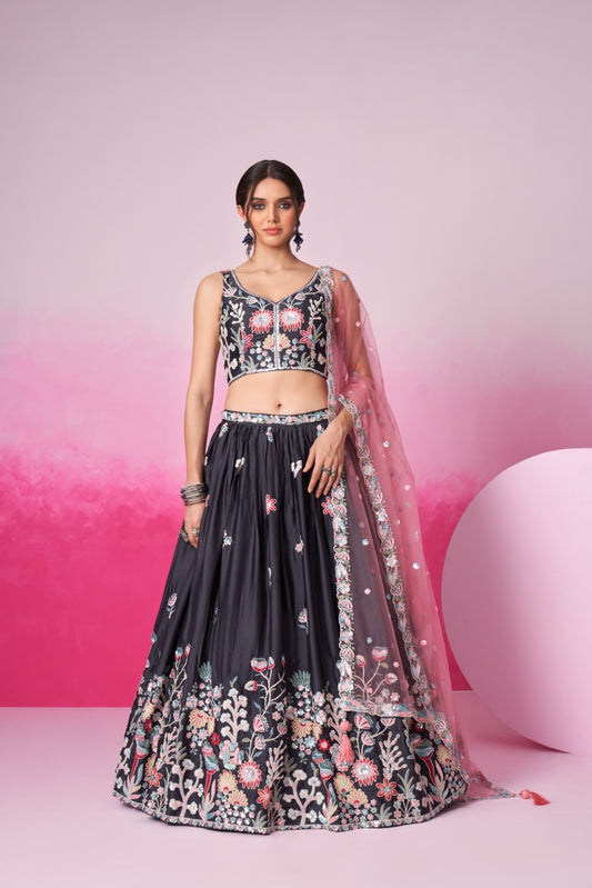 New Semi Stitiched Lehenga Choli
