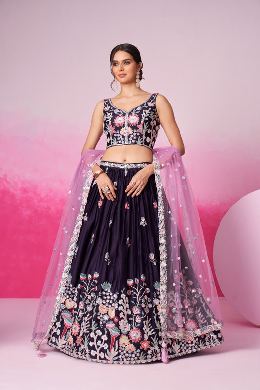 New Semi Stitiched Lehenga Choli