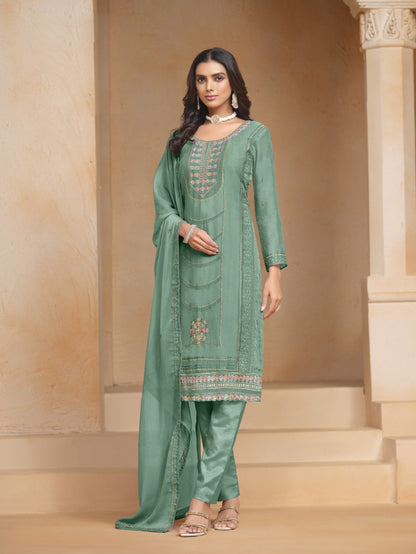 Semi Stitch Salwar Suits (3 Piece )