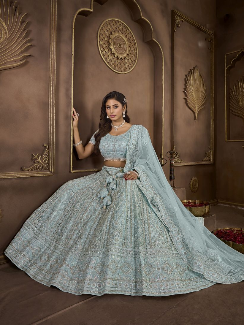 New Semi Stitiched Bridal Lehenga Choli