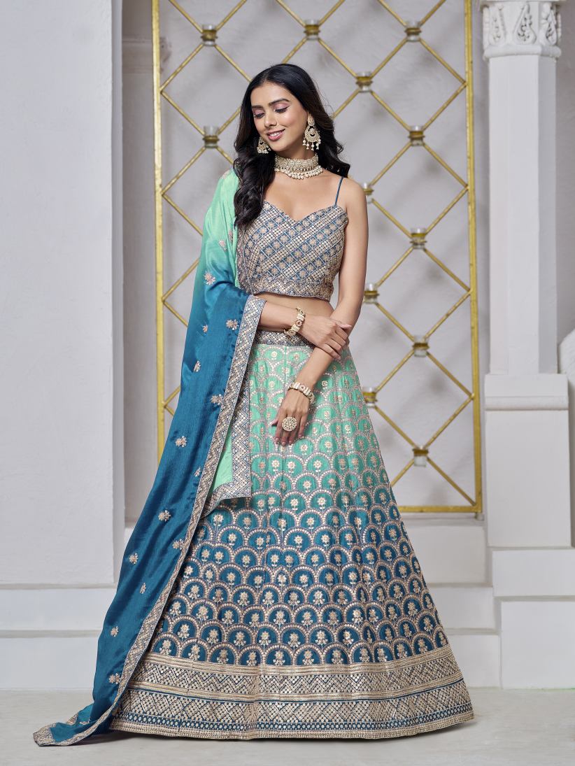 Latest Semi Stitched Lehenga Choli With Duppatta
