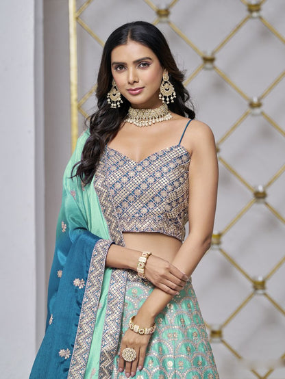 Latest Semi Stitched Lehenga Choli With Duppatta