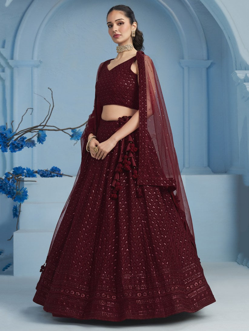 Latest Semi Stitched Lehenga Choli With Dupatta.