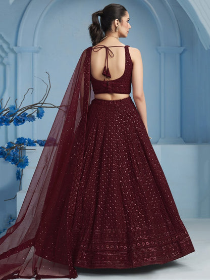 Latest Semi Stitched Lehenga Choli With Dupatta.