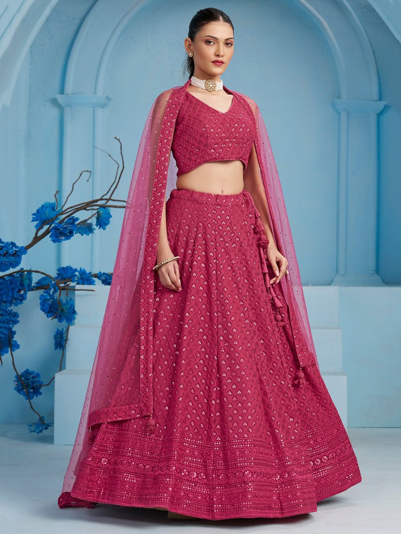 Latest Semi Stitched Lehenga Choli With Dupatta.