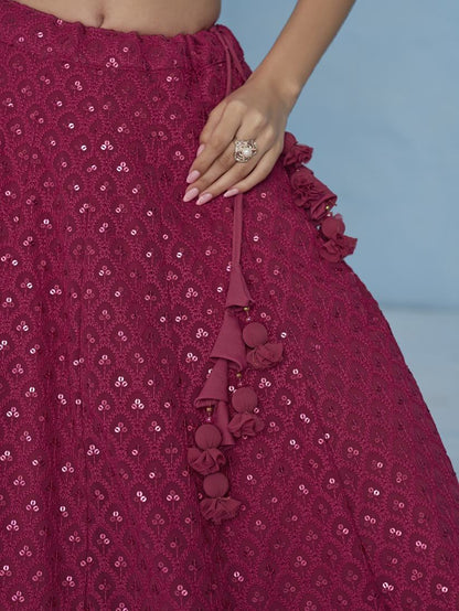 Latest Semi Stitched Lehenga Choli With Dupatta.