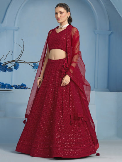 Latest Semi Stitched Lehenga Choli With Dupatta.