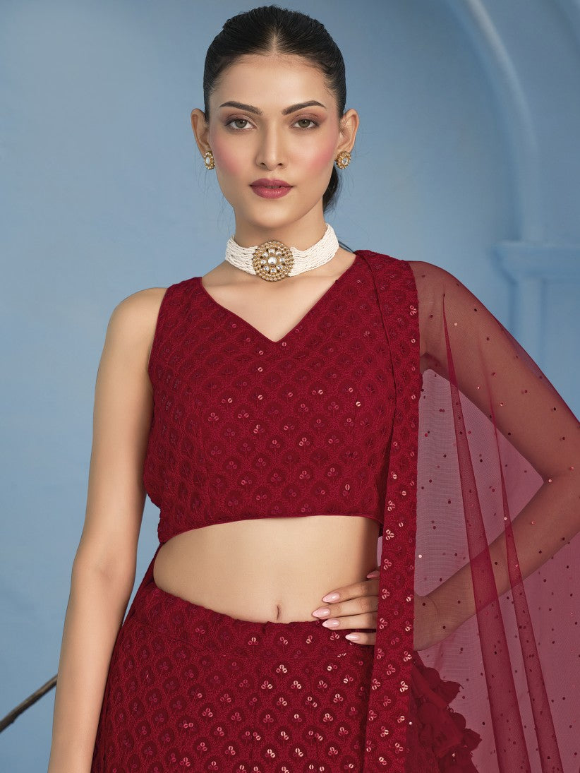 Latest Semi Stitched Lehenga Choli With Dupatta.