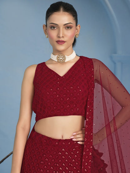 Latest Semi Stitched Lehenga Choli With Dupatta.