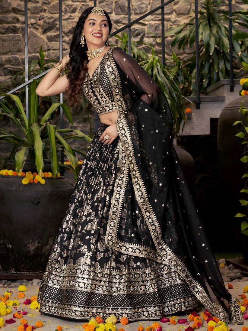Latest Semi Stitched Lehenga Choli With Dupatta.