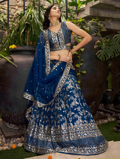 Latest Semi Stitched Lehenga Choli With Dupatta.