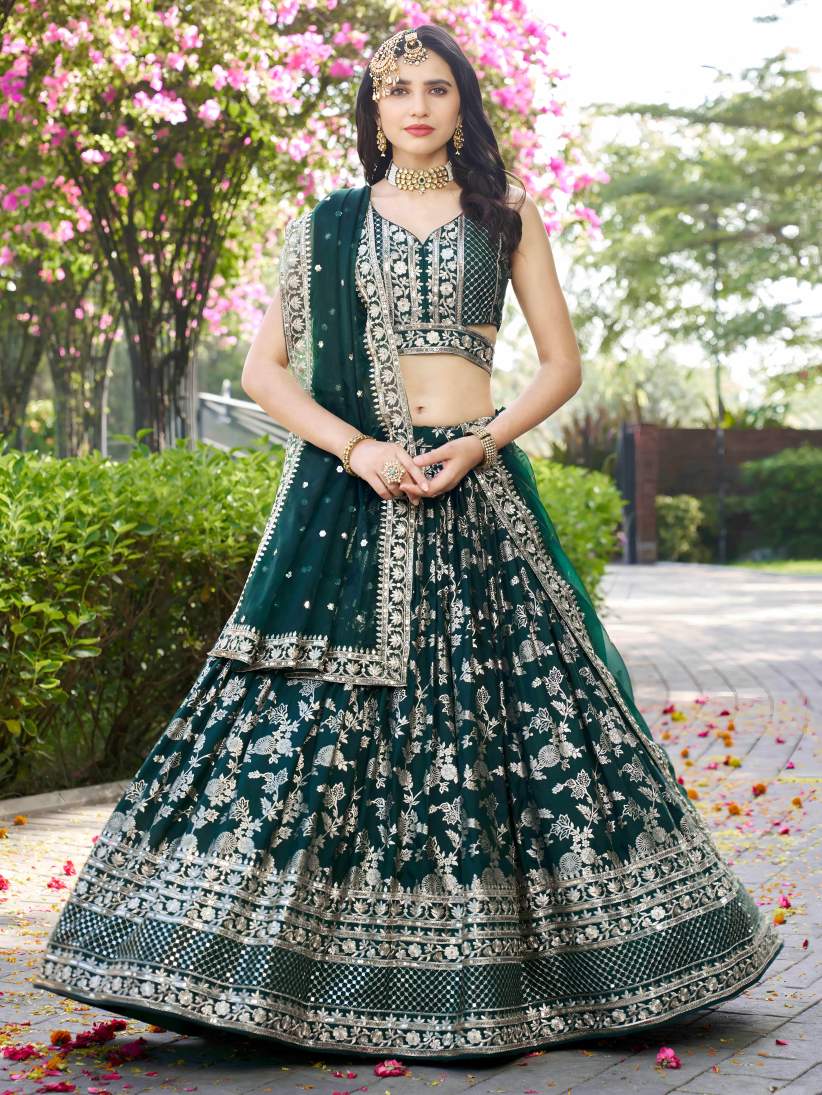 Latest Semi Stitched Lehenga Choli With Dupatta
