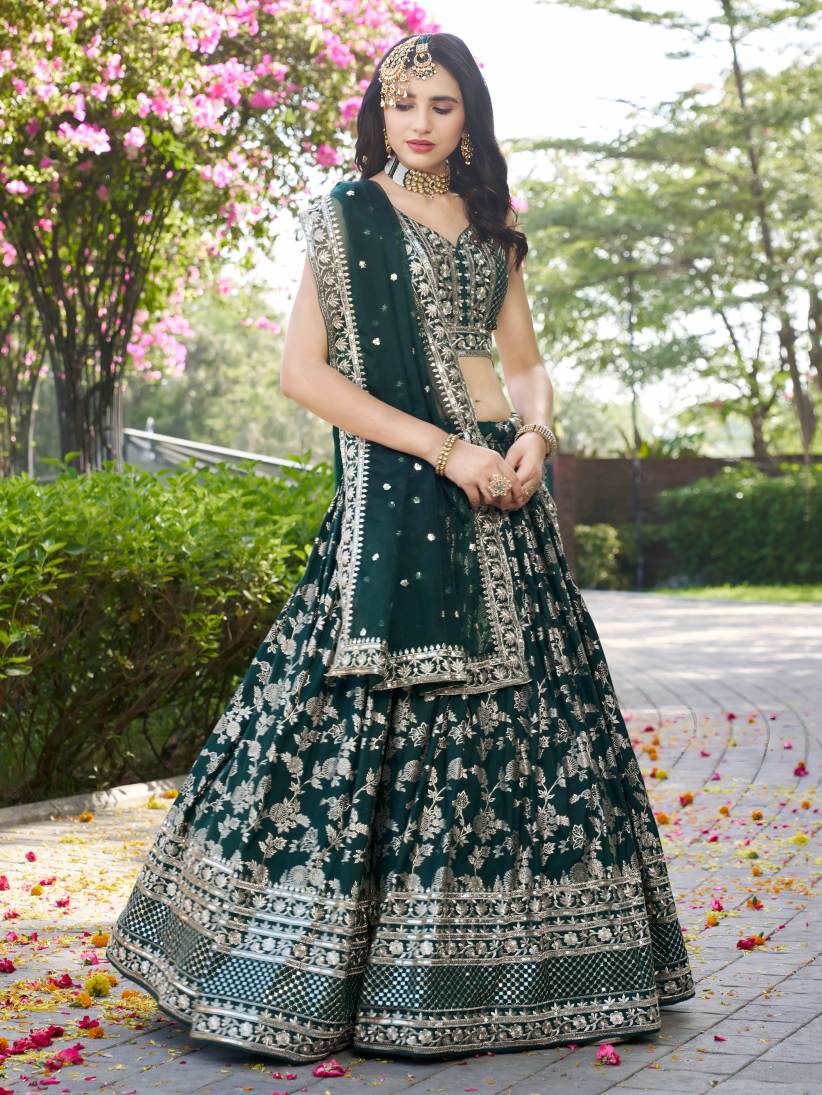 Latest Semi Stitched Lehenga Choli With Dupatta