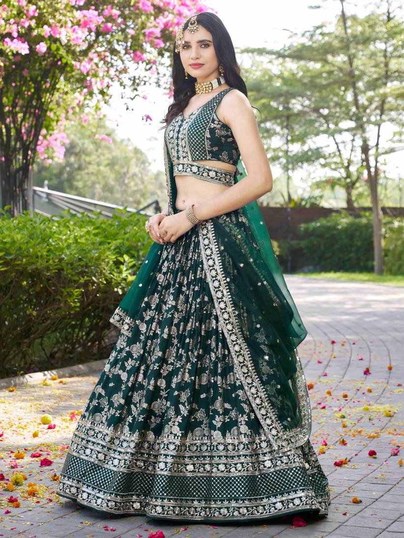 Latest Semi Stitched Lehenga Choli With Dupatta