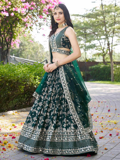 Latest Semi Stitched Lehenga Choli With Dupatta