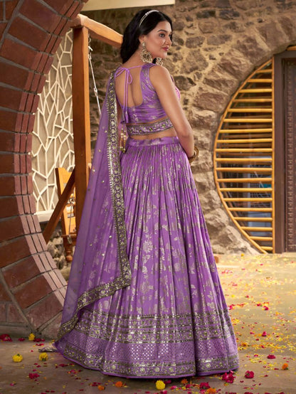 Latest Semi Stitched Lehenga Choli With Dupatta
