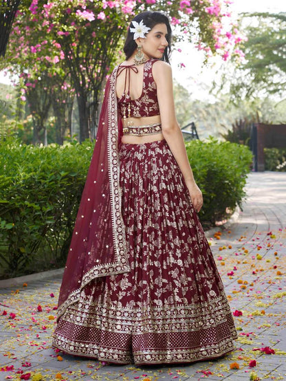Latest Semi Stitched Lehenga Choli With Dupatta