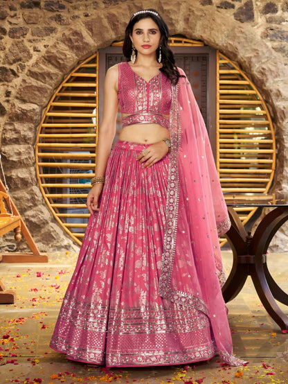Latest Semi Stitched Lehenga Choli With Dupatta