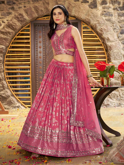 Latest Semi Stitched Lehenga Choli With Dupatta
