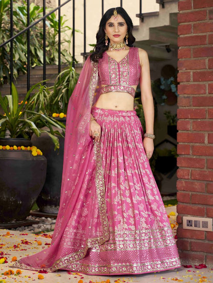 Latest Semi Stitched Lehenga Choli With Dupatta