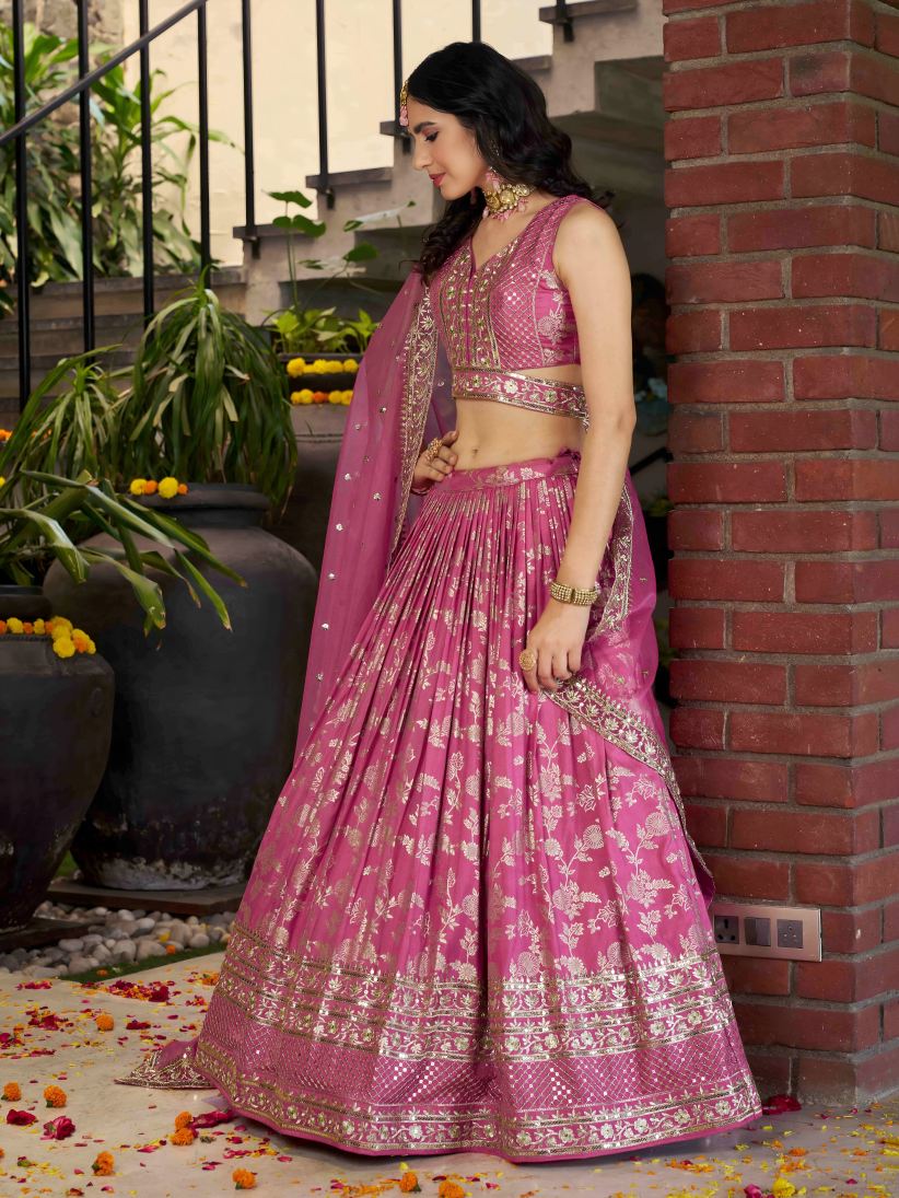 Latest Semi Stitched Lehenga Choli With Dupatta