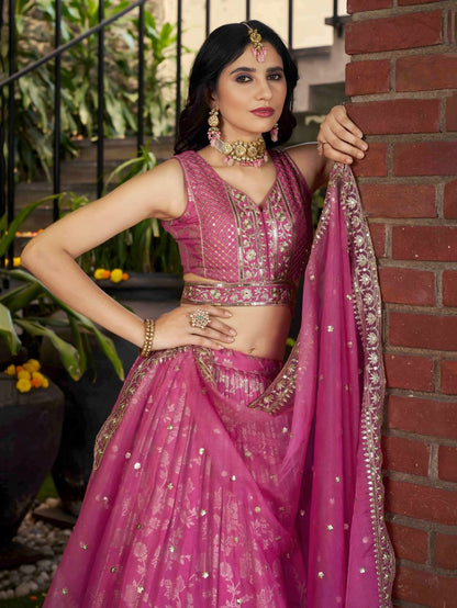 Latest Semi Stitched Lehenga Choli With Dupatta