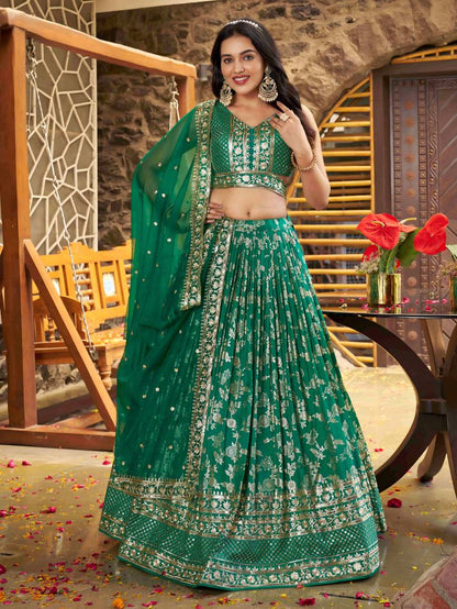 Latest Semi Stitched Lehenga Choli With Dupatta