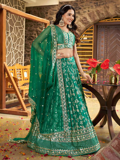 Latest Semi Stitched Lehenga Choli With Dupatta