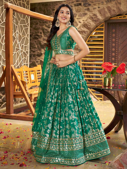Latest Semi Stitched Lehenga Choli With Dupatta