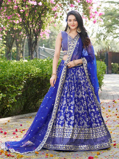 Latest Semi Stitched Lehenga Choli With Dupatta.