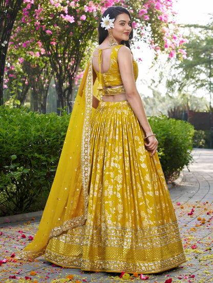 Latest Semi Stitched Lehenga Choli With Dupatta.
