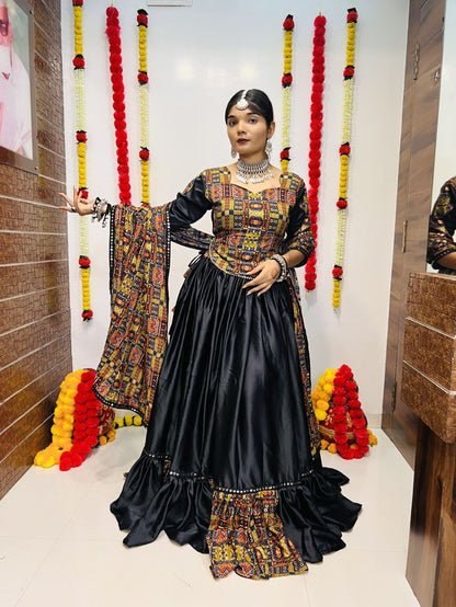 Latest Semi Stitched Lehenga Choli With Dupatta.